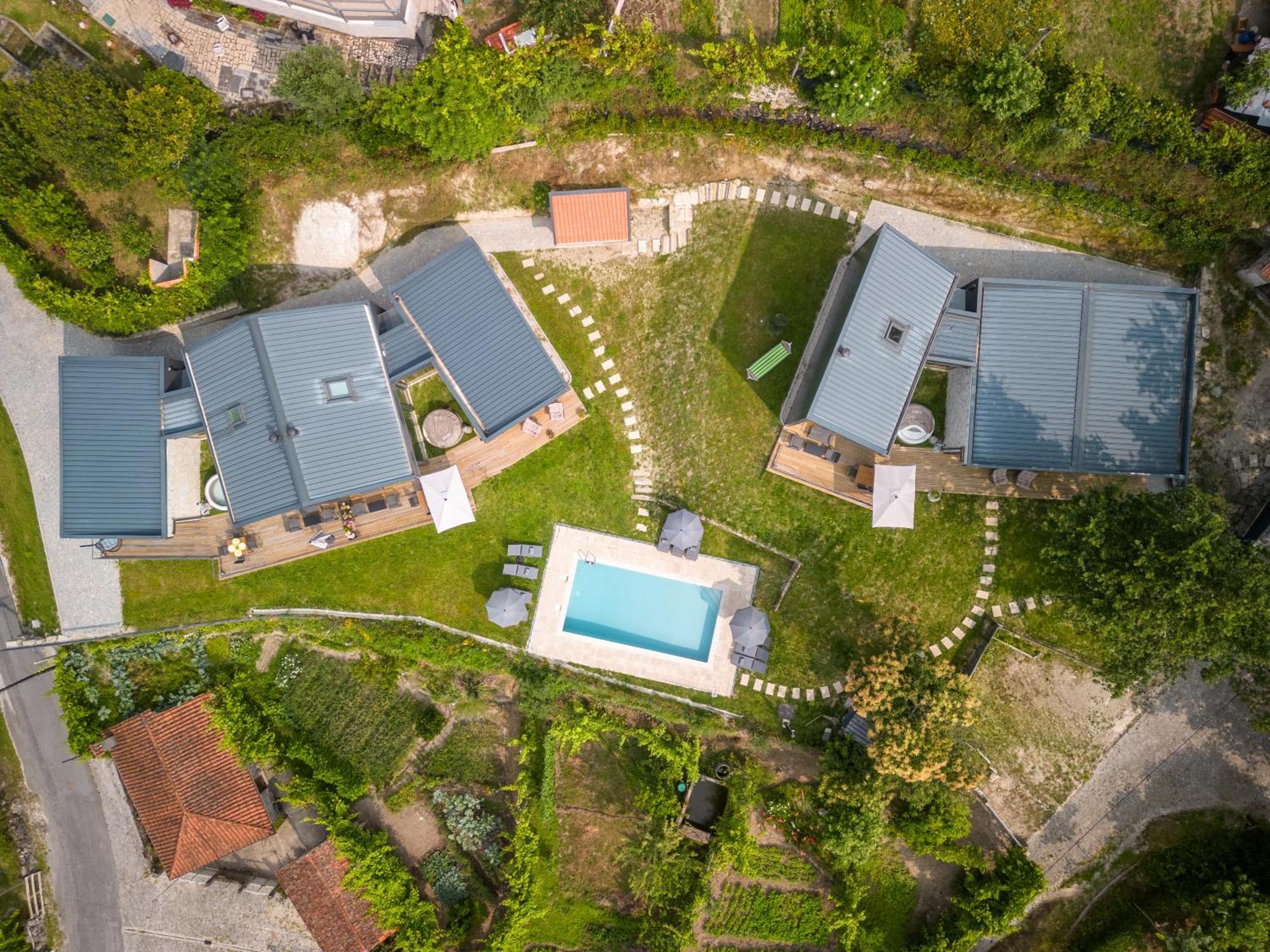 テーラス・デ・ボウロ Casas De Bouro 2 Casa Dos Jarrosヴィラ エクステリア 写真